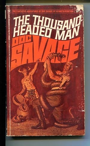 DOC SAVAGE-THE THOUSAND HEADED MAN-#2-ROBESON-JAMES BAMA COVER-G G