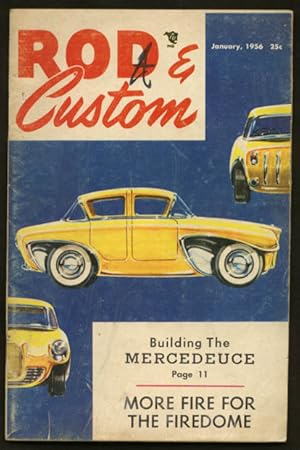 ROD & CUSTOM MAGAZINE 01/1956-CUSTOM HOT RODS/DRAG RACE G