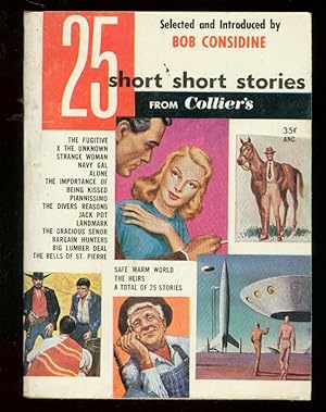 25 SHORT STORIES #1 '53-FLYING SAUCER-ROCKET COVER-PULP FN
