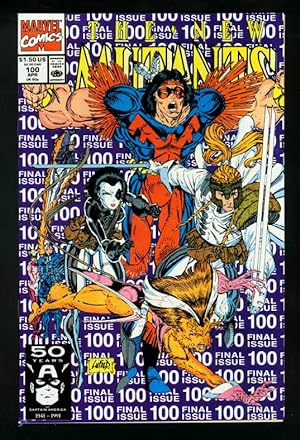 THE NEW MUTANTS #100 1991-ROB LIEFELD-1st X-FORCE-FINAL ISSUE VF/NM