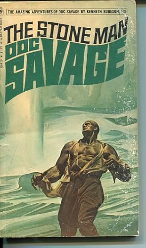 DOC SAVAGE-THE STONR MAN-#81-ROBESON-G-FRED PFEIFFER COVER-1ST EDTION G