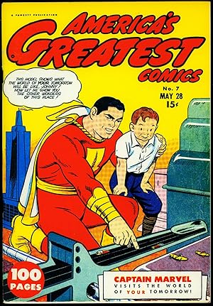 Flashback #32- America's Greatest Comics #7 reprint Captain Marvel VF