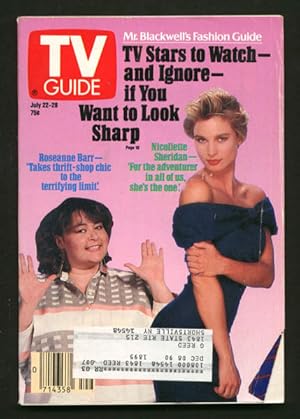 Bild des Verkufers fr TV Guide July 1 1989- Rochester edition- Roseanne Barr zum Verkauf von DTA Collectibles