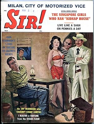Sir! Magazine May 1961- Rochelle Lofting- John O'Bannion- Chippy Patterson