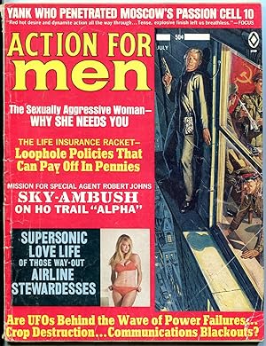 Action For Men Magazine May 1969-AGGRESSIVE WOMEN-SKY AMBUSH-UFO VG