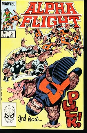 ALPHA FLIGHT #5-MARVEL COMICS-MUTANTS-JOHN BYRNE NM