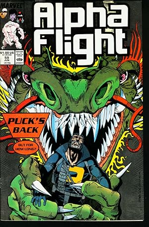 ALPHA FLIGHT #59-MARVEL COMICS-MUTANTS!-JIM LEE NM