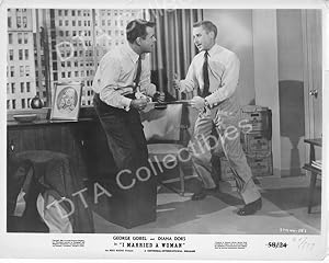 Seller image for I MARRIED A WOMAN-1958-GEORGE GOBEL-8'x10' MOVIE STILL FN for sale by DTA Collectibles