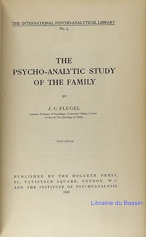 Imagen del vendedor de The psycho-analytic study of the family a la venta por Librairie du Bassin