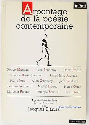 Image du vendeur pour Arpentage de la posie contemporaine mis en vente par Librairie du Bassin