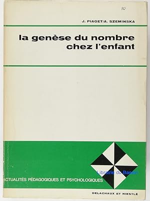 Imagen del vendedor de La gense du nombre chez l'enfant a la venta por Librairie du Bassin