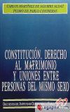 Imagen del vendedor de Constitucin, derecho al matrimonio y uniones entre personas del mismo sexo a la venta por AG Library