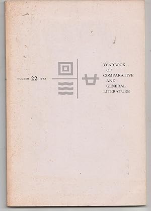 Imagen del vendedor de Yearbook of Comparative and General Literature, number 22, 1973 a la venta por Biblioteca de Babel