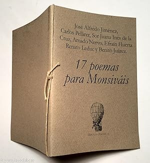 Imagen del vendedor de 17 poemas para Monsivis a la venta por La Social. Galera y Libros