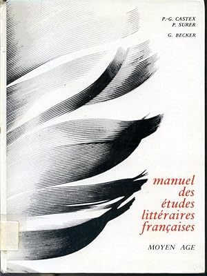 Seller image for Manuel des tudes littraires franaises - Moyen ge for sale by Librairie Le Nord