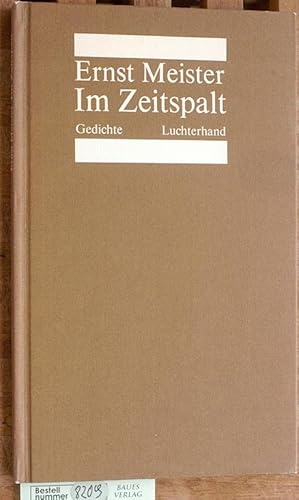 Imagen del vendedor de Im Zwiespalt - Gedichte. a la venta por Baues Verlag Rainer Baues 