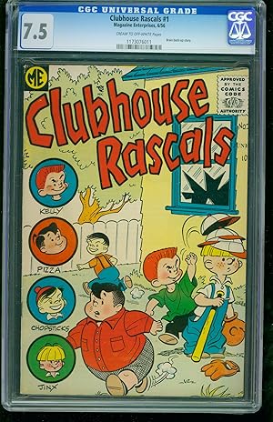 Clubhouse Rascals #1 1956 -CGC 7.5 Southern States - 1173076011