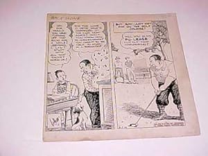 GOLF ORIGINAL STRIP ART 1940-ED DODD VG