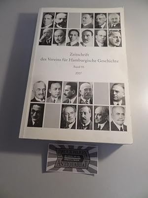 Seller image for Zeitschrift des Vereins fr Hamburgische Geschichte Band 93. for sale by Druckwaren Antiquariat