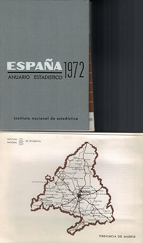Imagen del vendedor de ESPAA ANUARIO ESTADISTICO 1972. a la venta por Librera Torren de Rueda