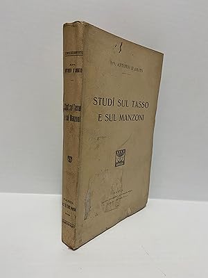 Immagine del venditore per Studi sul Tasso e sul Manzoni venduto da Libreria M. T. Cicerone