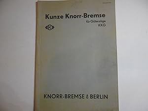 Kunze Knorr - Bremse für Güterzüge KKG ( von 1938 )