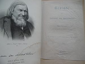 Gedichte von Hoffmann von Fallersleben ( Ausgabe von 1874 )