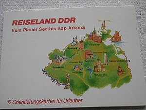 REISELAND DDR Vom Plauer See bis Kap Arkona - 12 Orientierungskarten für Urlauber