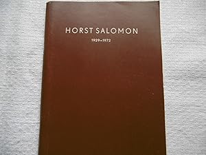 HORST SALOMON 1929 - 1972 ( signiertes Exemplar )