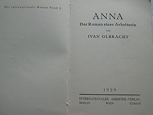 ANNA Der Roman einer Arbeiterin ( 1929 )