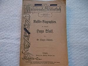 Universal - Bibliothek Nr. 4853 - Musiker-Biographien 26. Band Hugo Wolf