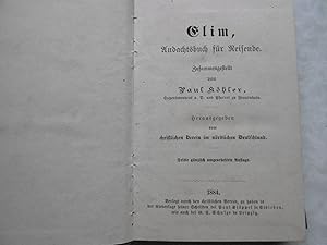 Elim , Andachtsbuch für Reisende ( 1884 )