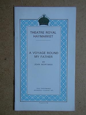 A Voyage Around My Father By John Mortimer. Theatre Programme.