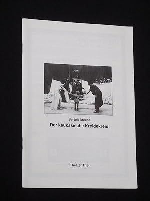 Bild des Verkufers fr Programmheft 1 Theater der Stadt Trier 1986/87. DER KAUKASISCHE KREIDEKREIS von Brecht. Insz.: Rudolf Stromberg, Mitarbeit: Wolfram Fuchs, Bhne: Enid Sarah Strutt, Kostme: Karin Krebs. Mit Axel Axt, Thomas Meyer, Michael Zender, Markus Schrder, Marlise Brlhart, Verena Rhyn, Thaddus Zech, Gerhart Erfurt, Barbara Flei, Christian Wirmer zum Verkauf von Fast alles Theater! Antiquariat fr die darstellenden Knste