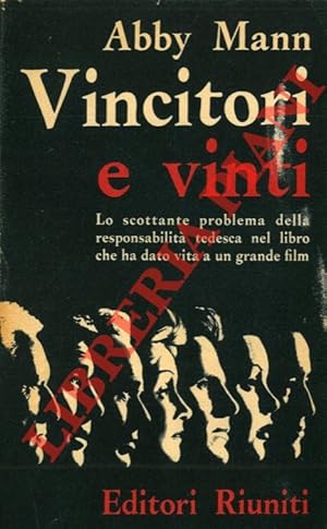Bild des Verkufers fr Vincitori e vinti. zum Verkauf von Libreria Piani