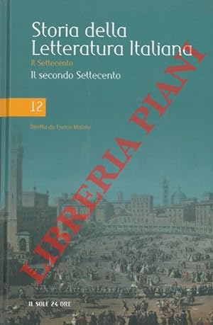 Bild des Verkufers fr Storia della letteratura italiana. Il Settecento. Il secondo Settecento. zum Verkauf von Libreria Piani