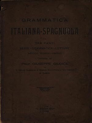 Bild des Verkufers fr Grammatica Italiana-Spagnuola zum Verkauf von Librodifaccia