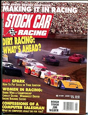 Stock Car Racing 6/1991-Women In Racing-Debbie Lunsford-Chrissie Oliver-VG