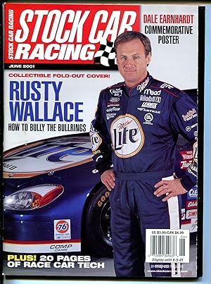 Stock Car Racing 6/2001-#2 Rusty Wallace-Dale Earnhardt Busch-Ryan Newman-VF