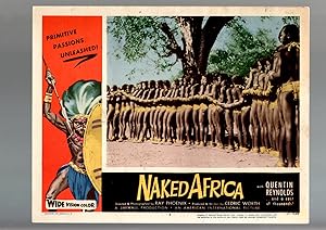 NAKED AFRICA-1957-QUENTIN REYNOLDS-DOCUMENTARY-LOBBY CARD VG/FN