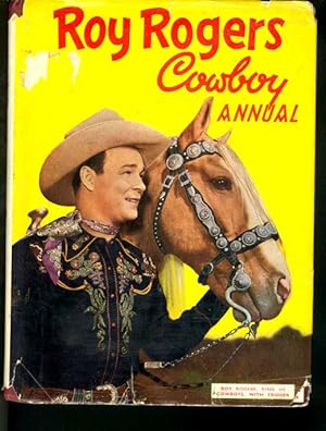 ROY ROGERS COWBOY ANNUAL 1952-HARDBACK BOOK - ORIGIN VG