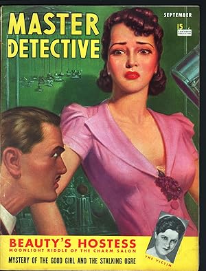 MASTER DETECTIVE SEP 1940-FN-MYSTERY OF THE GOOD GIRL AND THE STALKING OGRE! FN