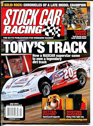 Stock Car Racing 7/2007-Rock Harris-Tony Stewart-VF