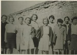 France, Ecole libre des filles de Bourgueil et Touvoie (Indre et Loire), cca. 1944