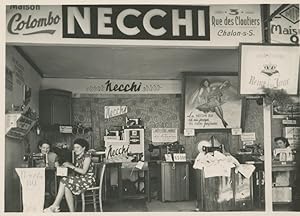 France, Un stand de machines à coudre Necchi, Chalon sur Saône