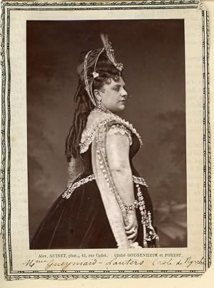 Alex. Quinet, Paris, Mme Gueymard de l'Opéra