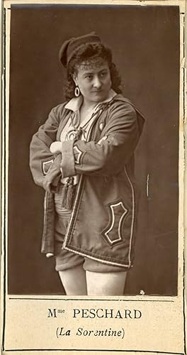 Paris, Théâtre. Mme Peschard (La Soretine)