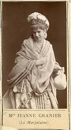 Paris, Théâtre. Mlle Jeanne Granier (La Marjolaine)