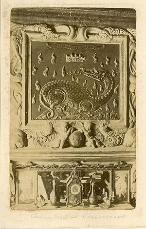 France, Chimneypiece at Chenonceau