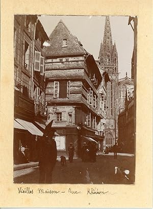 France, Quimper, Vieilles Maison de la Rue Kéréon